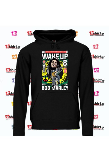Μουσικό μπλουζάκι Bob Marley με reggae και pop art αισθητική
