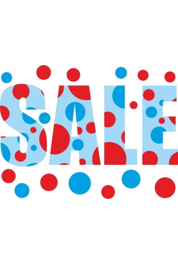 Sales And Bubbles A11 Window Sticker – 75×55 cm