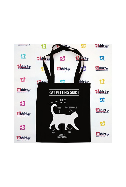 Tote bag “Cat Petting Guide” – Οδηγός χαδιών για γάτες με χιούμορ – Funny cat petting zones diagram tote Tote bag “Cat Petting Guide” – Οδηγός χαδιών για γάτες με χιούμορ – Funny cat petting zones diagram tote