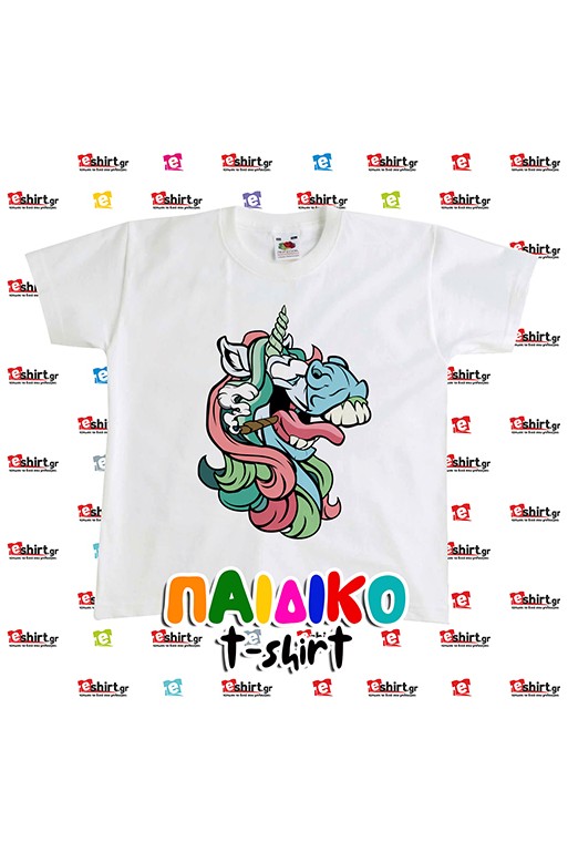μονόκερος με τρελa eshirt.gr