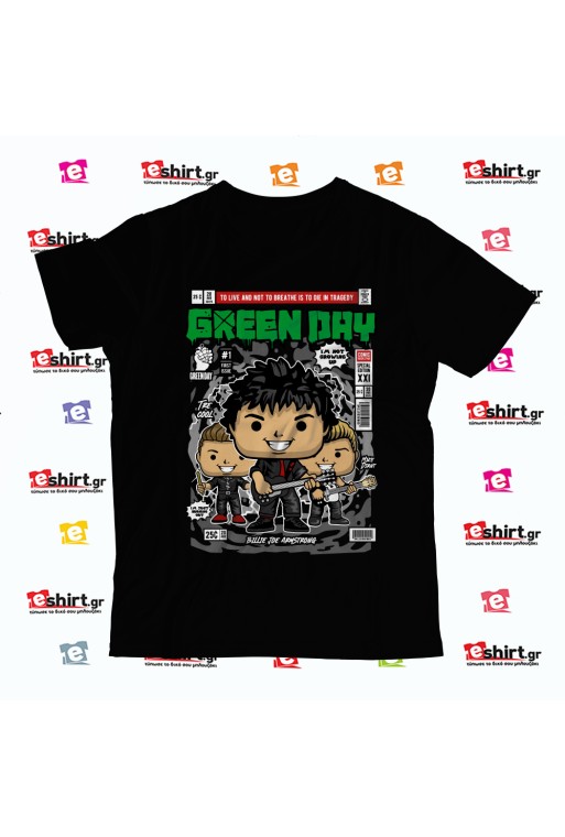 Comics Cover, punk rock, Green Day, t shirt