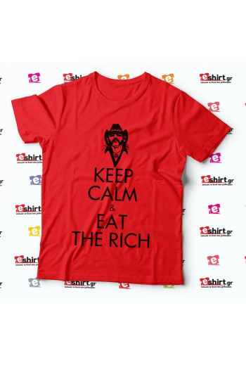 Lemmy Kilmister rock T-shirt με σαρκαστικό σχέδιο Eat the Rich
