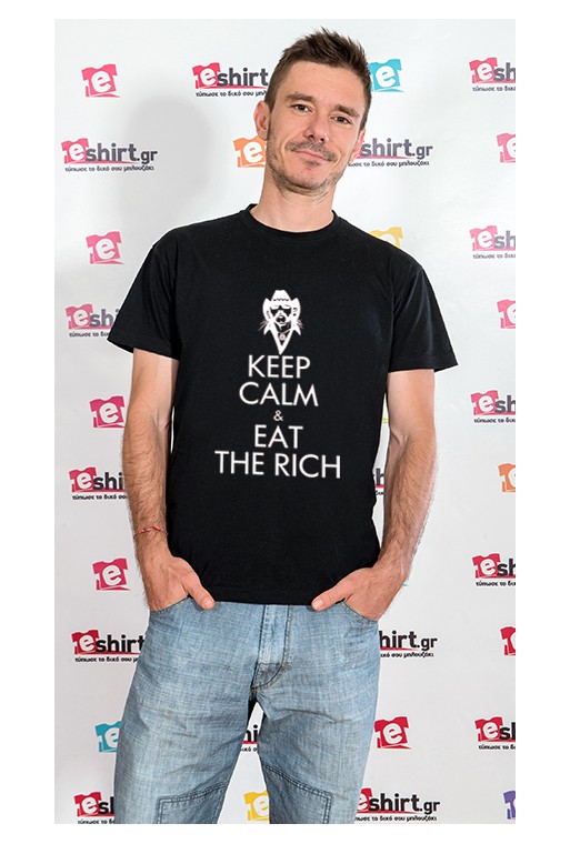 Μπλούζα Motorhead με σκίτσο του Lemmy – Keep Calm & Eat the Rich