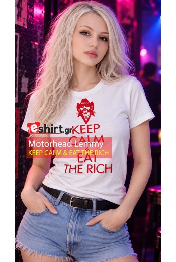 Motorhead T-shirt Lemmy Eat The Rich mplouzaki μπλούζα