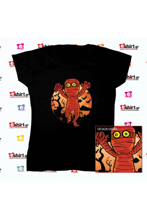 Mummy’s Night Out – Cartoon Mummy Halloween T-Shirt