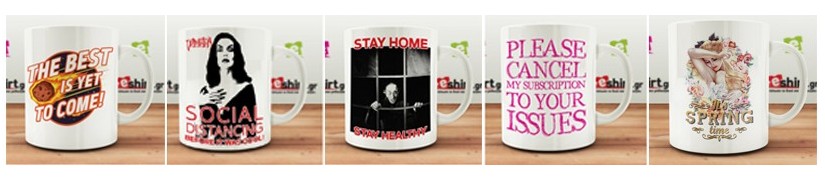Enjoy your coffee or tea with our unique mugs at eshirt.gr
